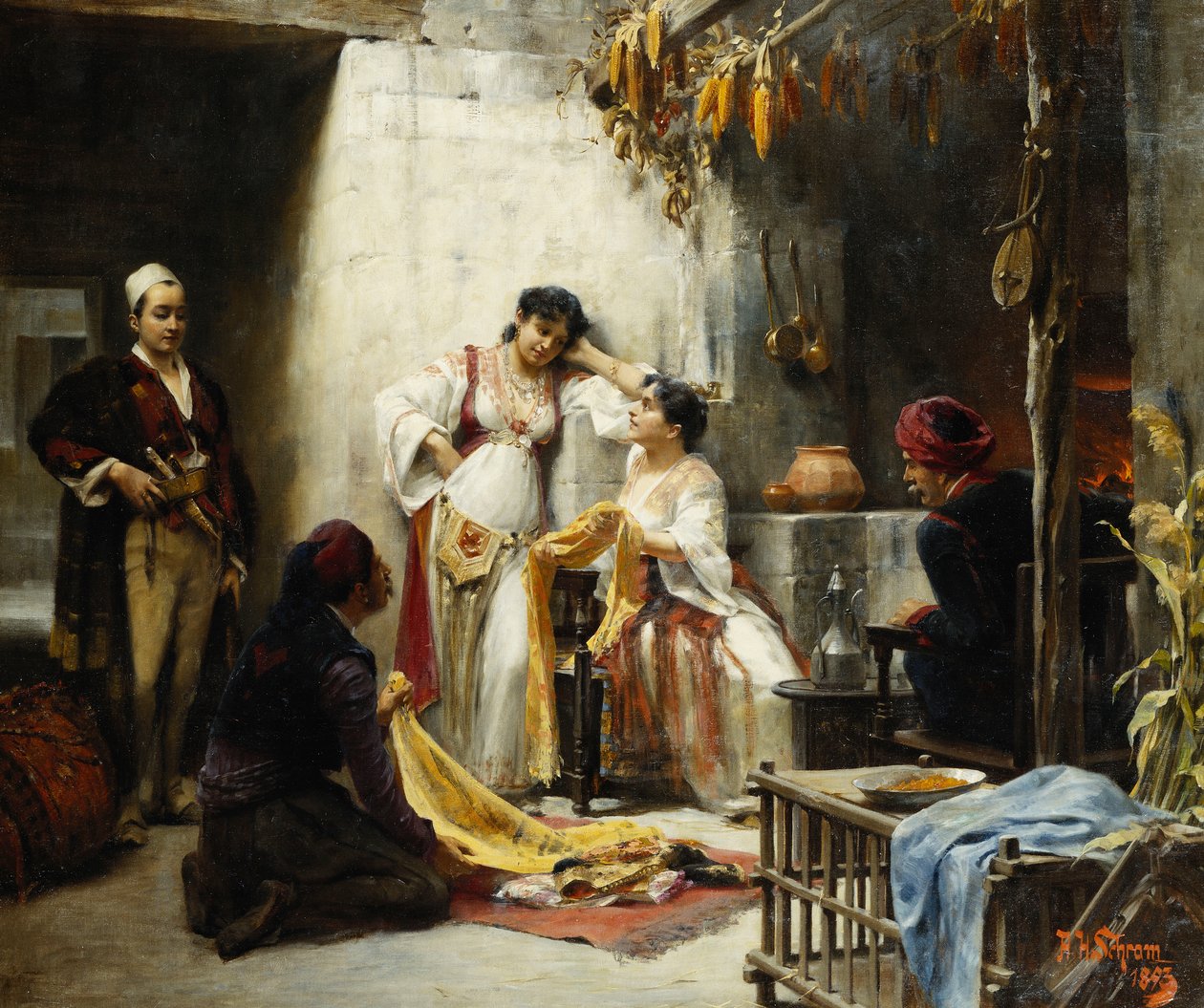 Kemény döntés, 1893 alkotó: Alois Hans Schram