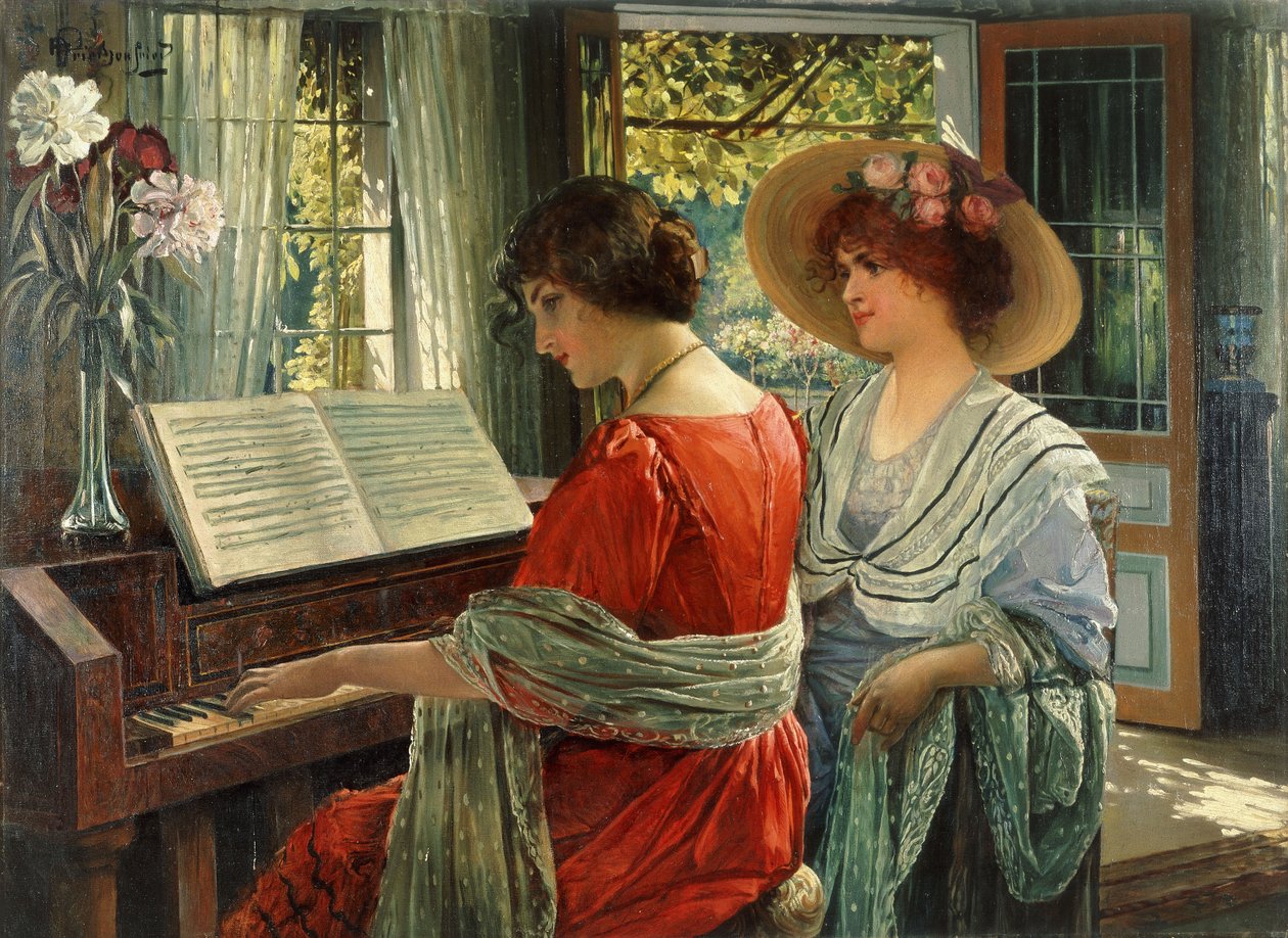 A zongoránál alkotó: Alois Heinrich Priechenfried