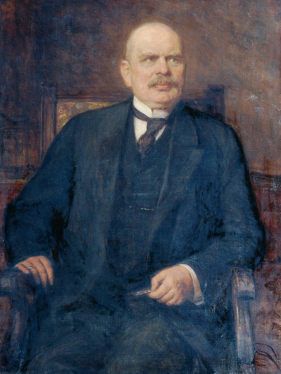 Max Freiherr Hussarek von Heinlein miniszter alkotó: Alois Johann Josef Delug