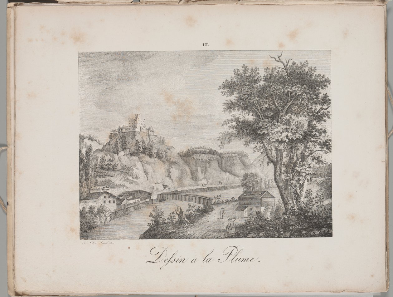 A litográfia művészete: Landeck in Tirol, III. tábla alkotó: Alois Senefelder