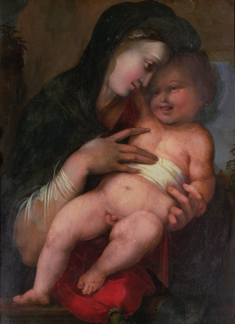 Madonna és gyermeke, 1517 körül alkotó: Alonso Berruguete