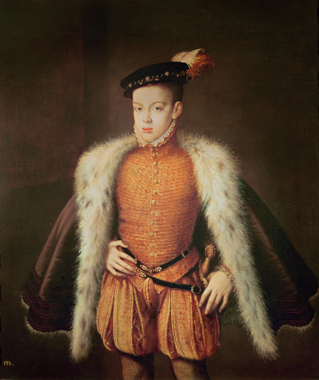 Don Carlos, Asztúria és Portugália hercege, 1558 körül alkotó: Alonso Sánchez Coello