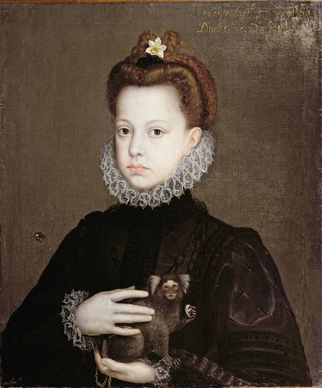 Infanta Isabella Clara Eugenia, a spanyol II. Fülöp lánya alkotó: Alonso Sánchez Coello