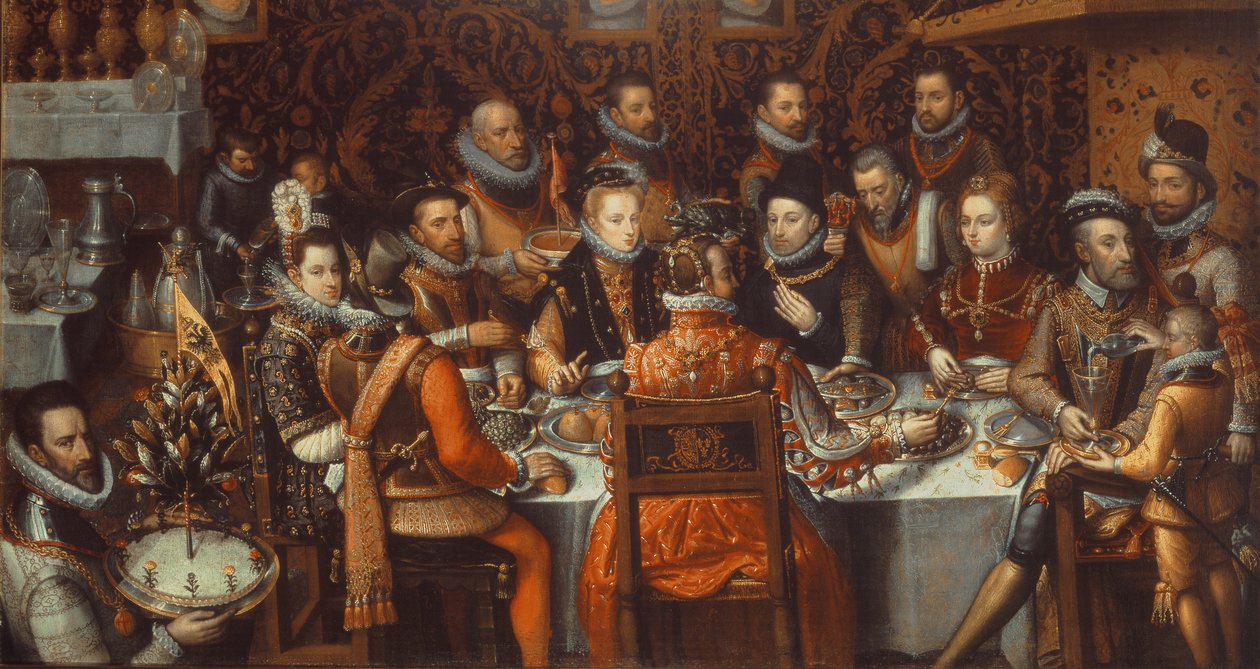 Az uralkodók lakomája, 1579 körül alkotó: Alonso Sánchez Coello