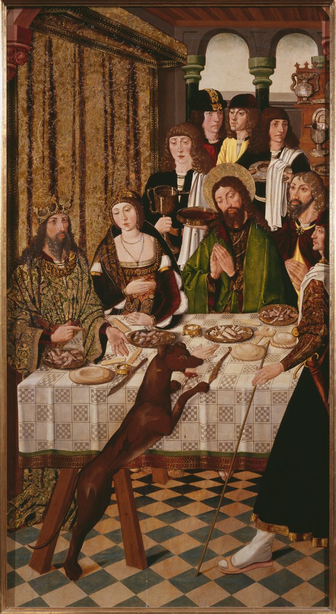 Szent Tamás élete Indiában, az andropolisi király fiának házassági ünnepe (lásd még 346170, 346171). alkotó: Alonso de Sedano