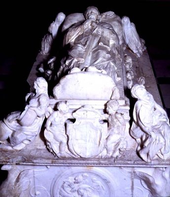 Tavera bíboros sírja (megh. 1545) (márvány) alkotó: Alonso Berruguete