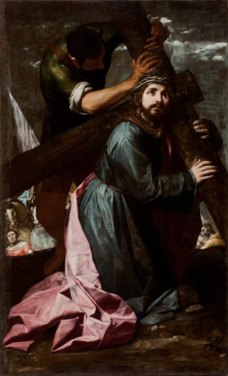 Keresztet hordozó Krisztus (Via Dolorosa) alkotó: Alonso Cano