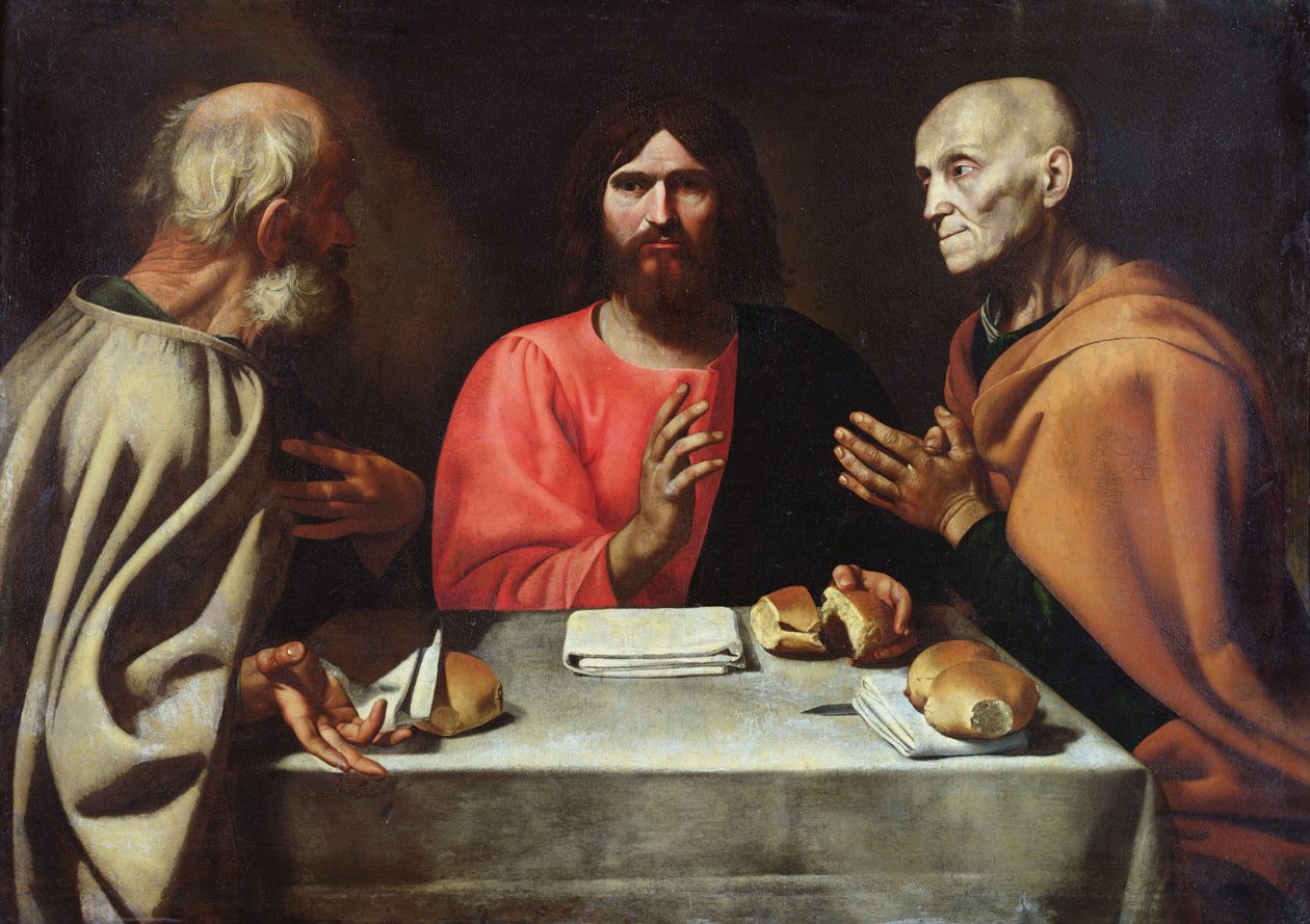 Vacsora Emmausban, 1610 körül alkotó: Alonso Rodriguez