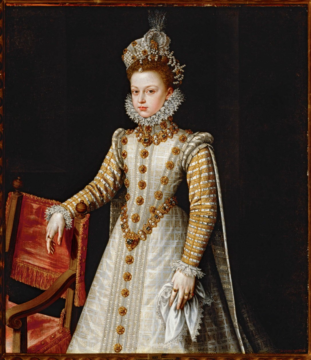 Infanta Isabella Clara Eugenia, lánya ... (festmény, vászon) alkotó: Alonso Sánchez Coello