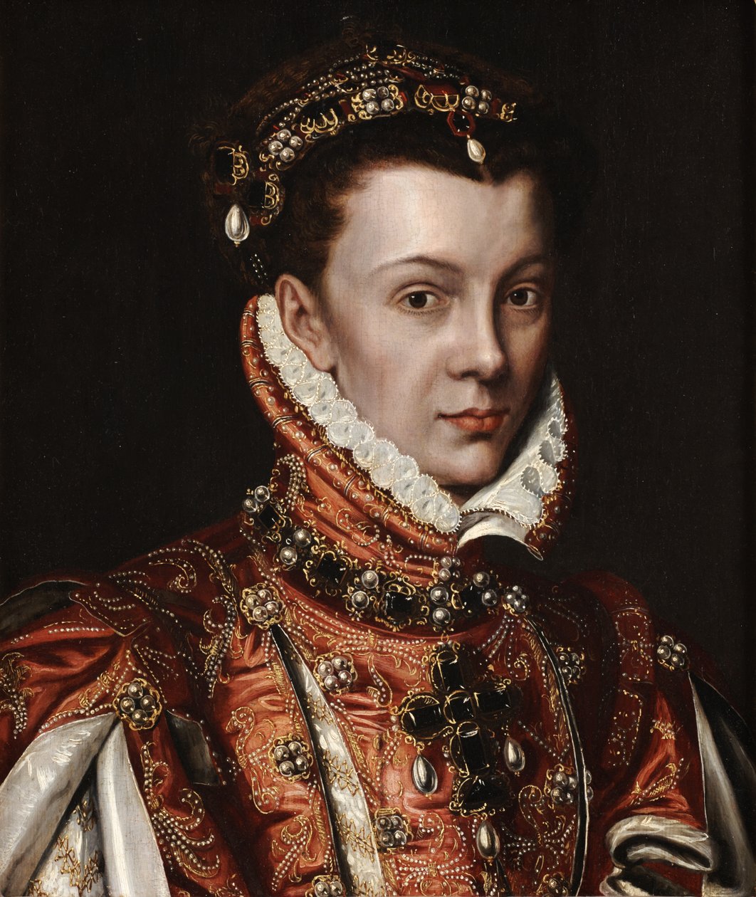 Valois Erzsébet portréja alkotó: Alonso Sánchez Coello