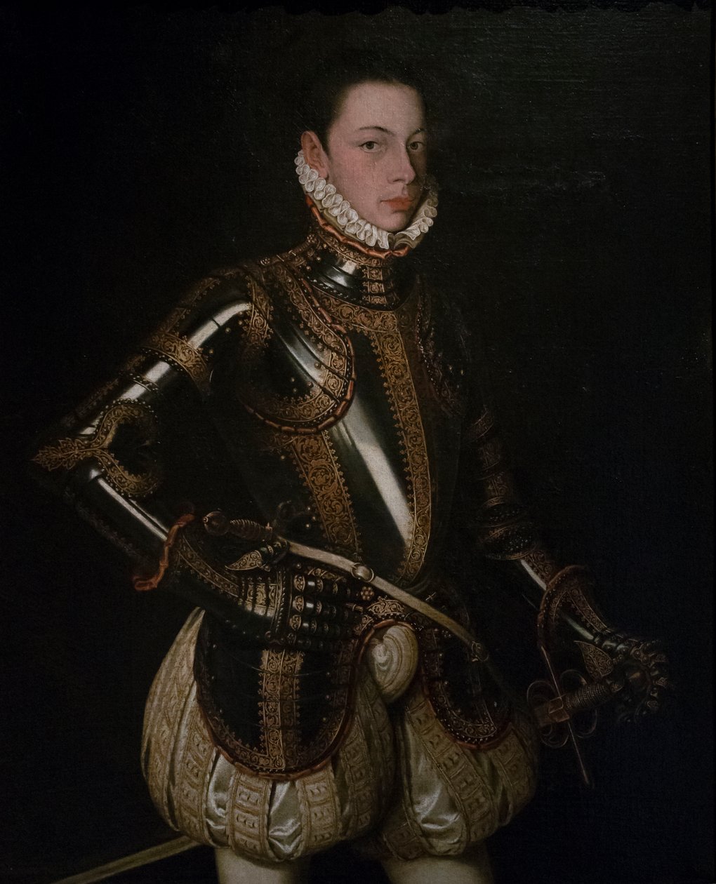 Alessandro Farnese, 1559 körül (olaj, vászon) alkotó: Alonso Sánchez Coello