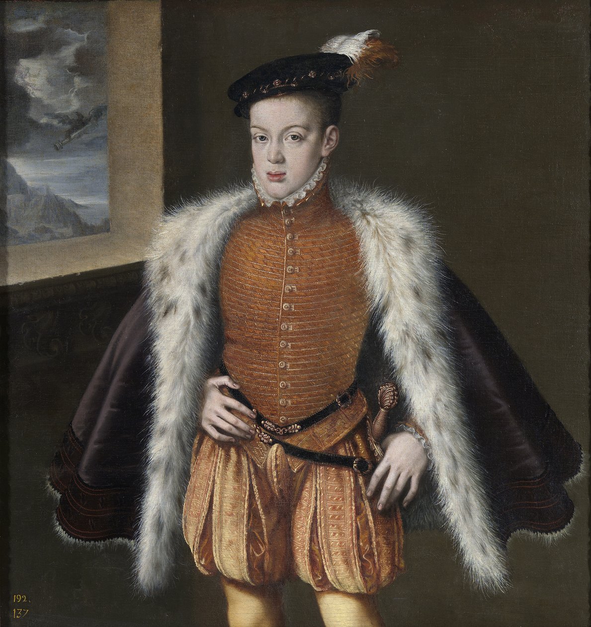 Don Carlos, Asztúria hercege, 1555-1559 alkotó: Alonso Sánchez Coello