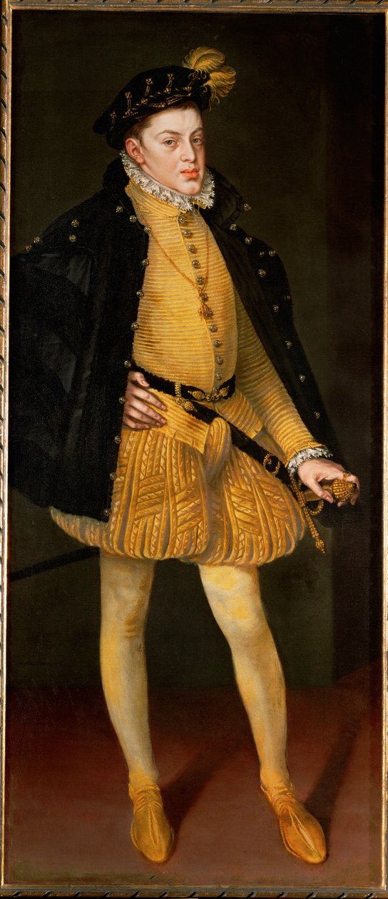 Don Carlos csecsemő, II. Fülöp és első felesége és unokatestvére, a portugál Mária fia ... (festmény, vászon) alkotó: Alonso Sánchez Coello