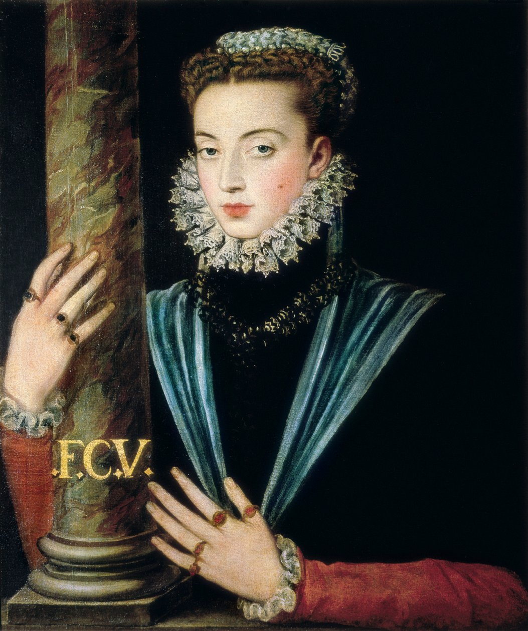 Spanyol Joan portréja (Juana de Austria alkotó: Alonso Sánchez Coello