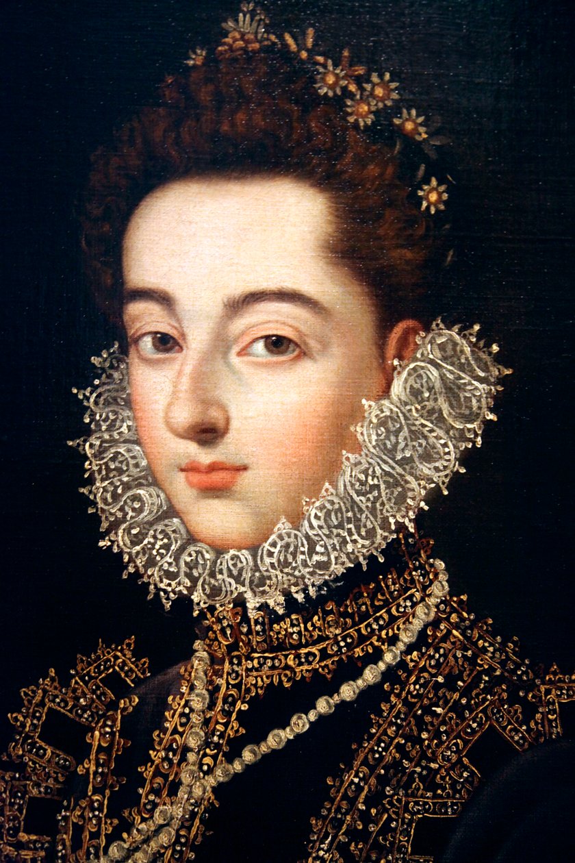 „Az osztrák Catalina Michaela csecsemő portréja”, c1582-c1585 alkotó: Alonso Sánchez Coello