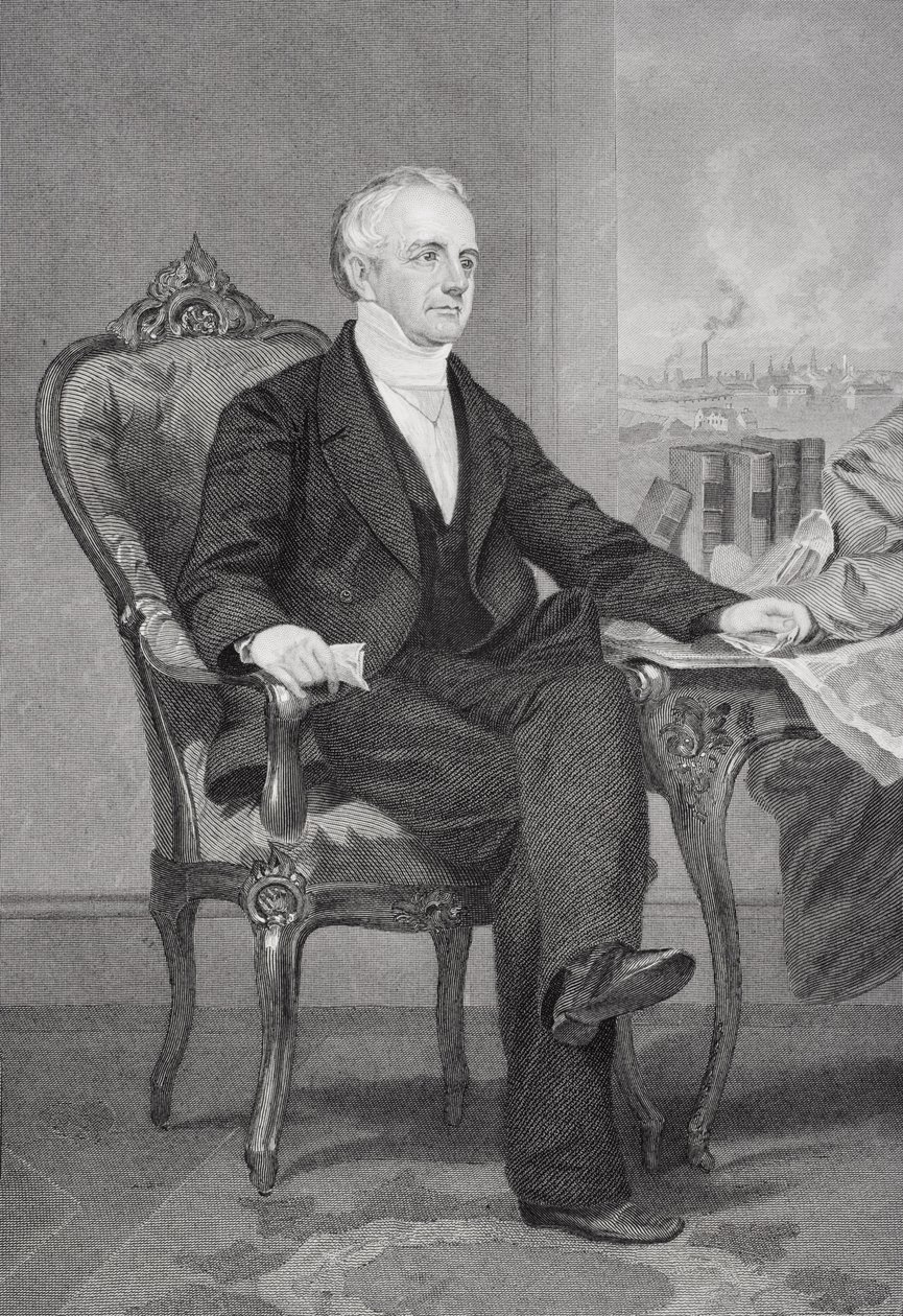 Abbott Lawrence (1792-1855) alkotó: Alonzo Chappel