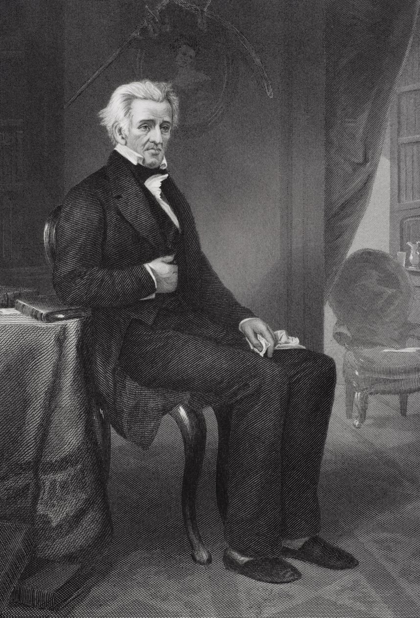 Andrew Jackson (1767-1845) az Egyesült Államok hetedik elnöke alkotó: Alonzo Chappel