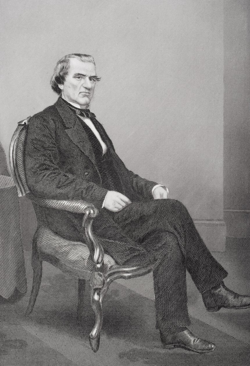 Andrew Johnson (1808-75) alkotó: Alonzo Chappel
