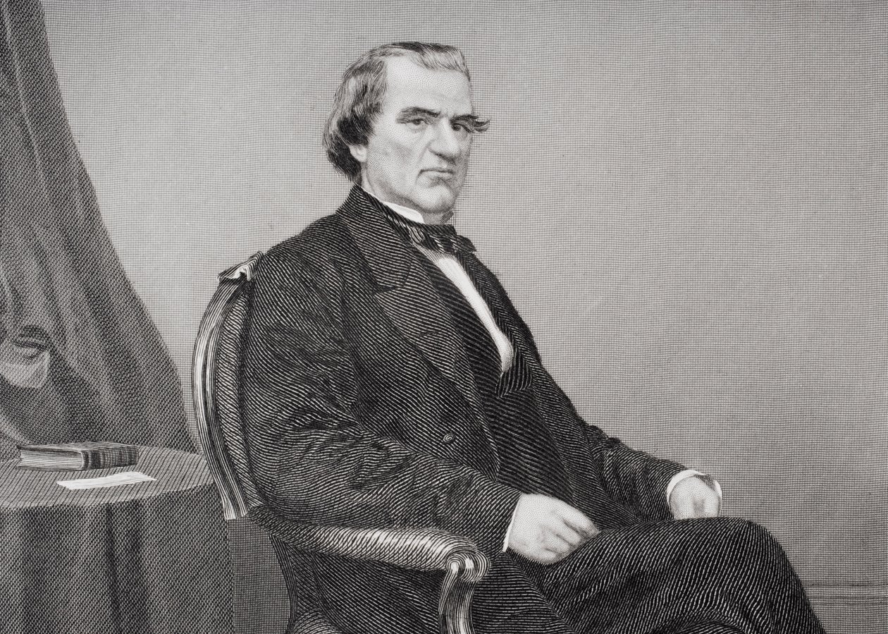 Andrew Johnson (1808-75) alkotó: Alonzo Chappel