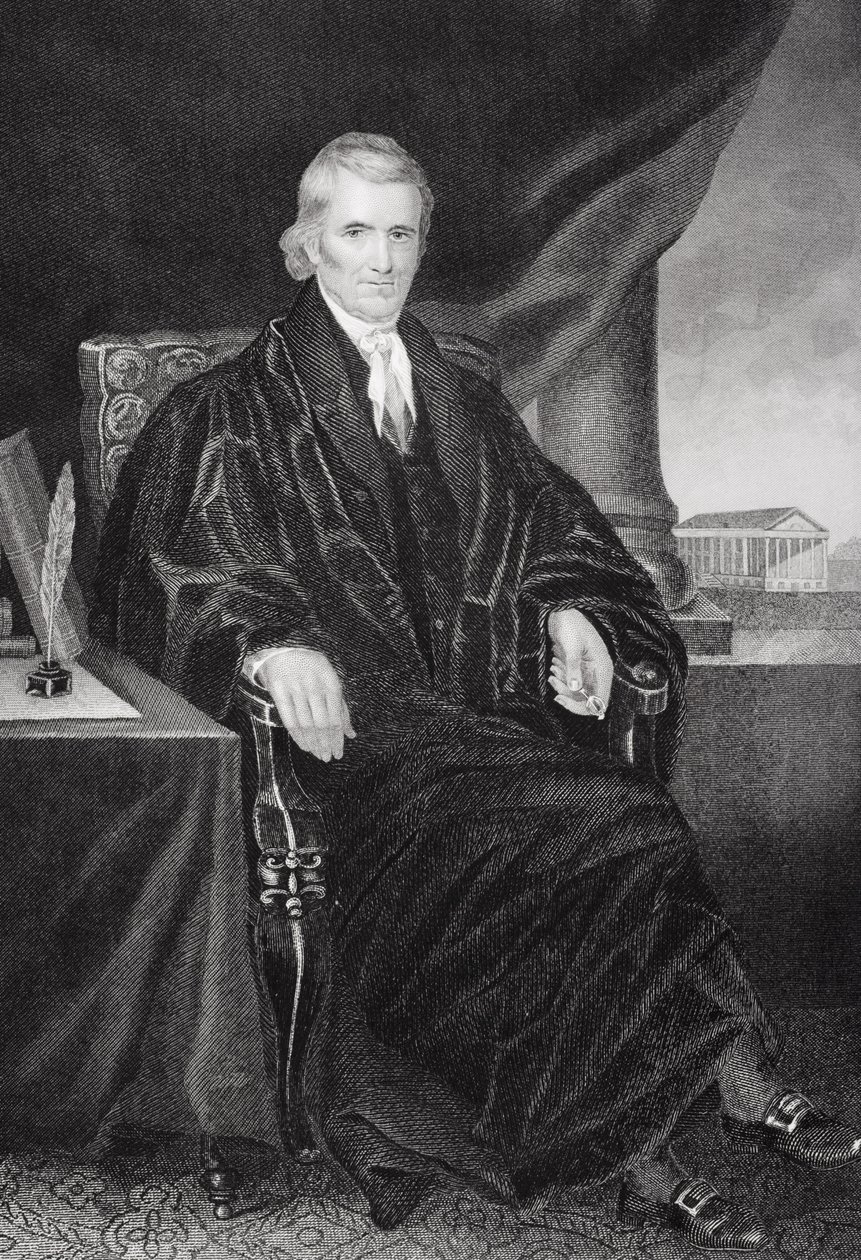 John Marshall (1755-1835) alkotó: Alonzo Chappel