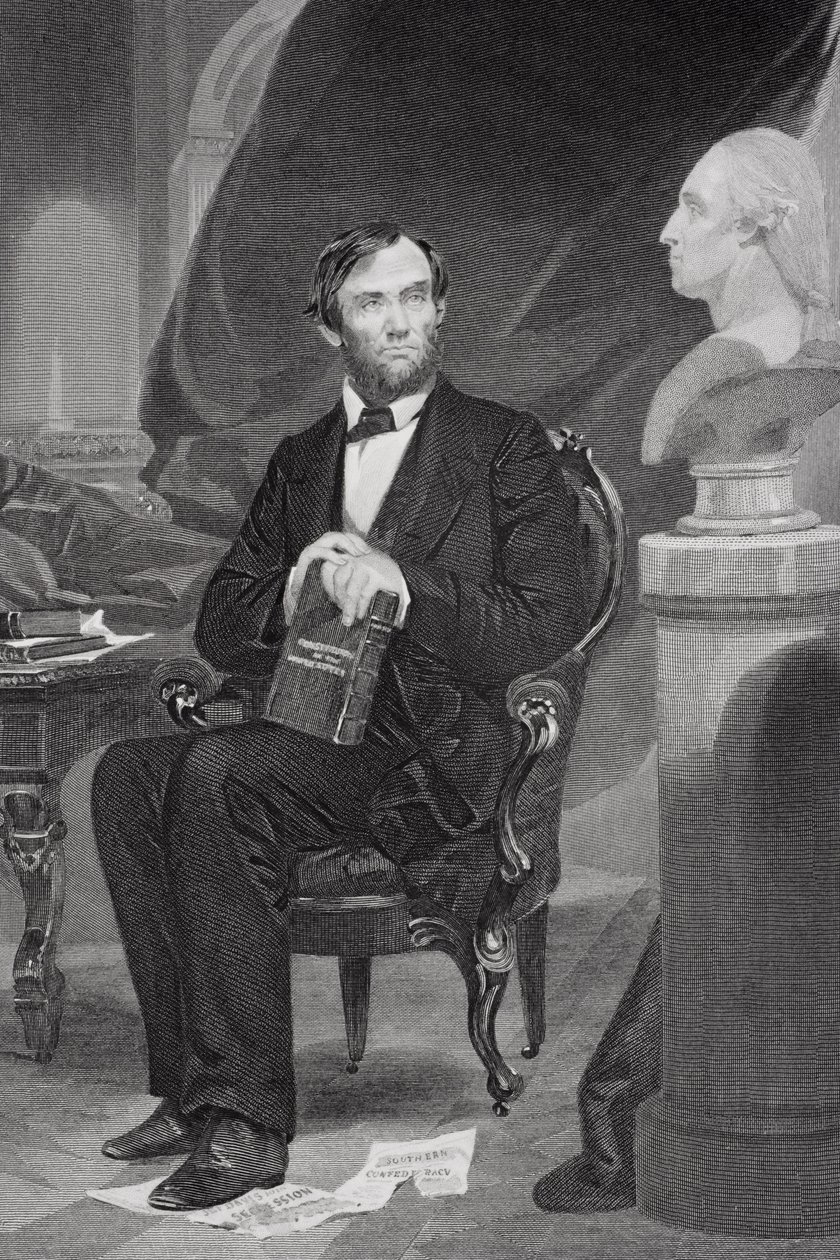 Abraham Lincoln (1809-65) portréja alkotó: Alonzo Chappel