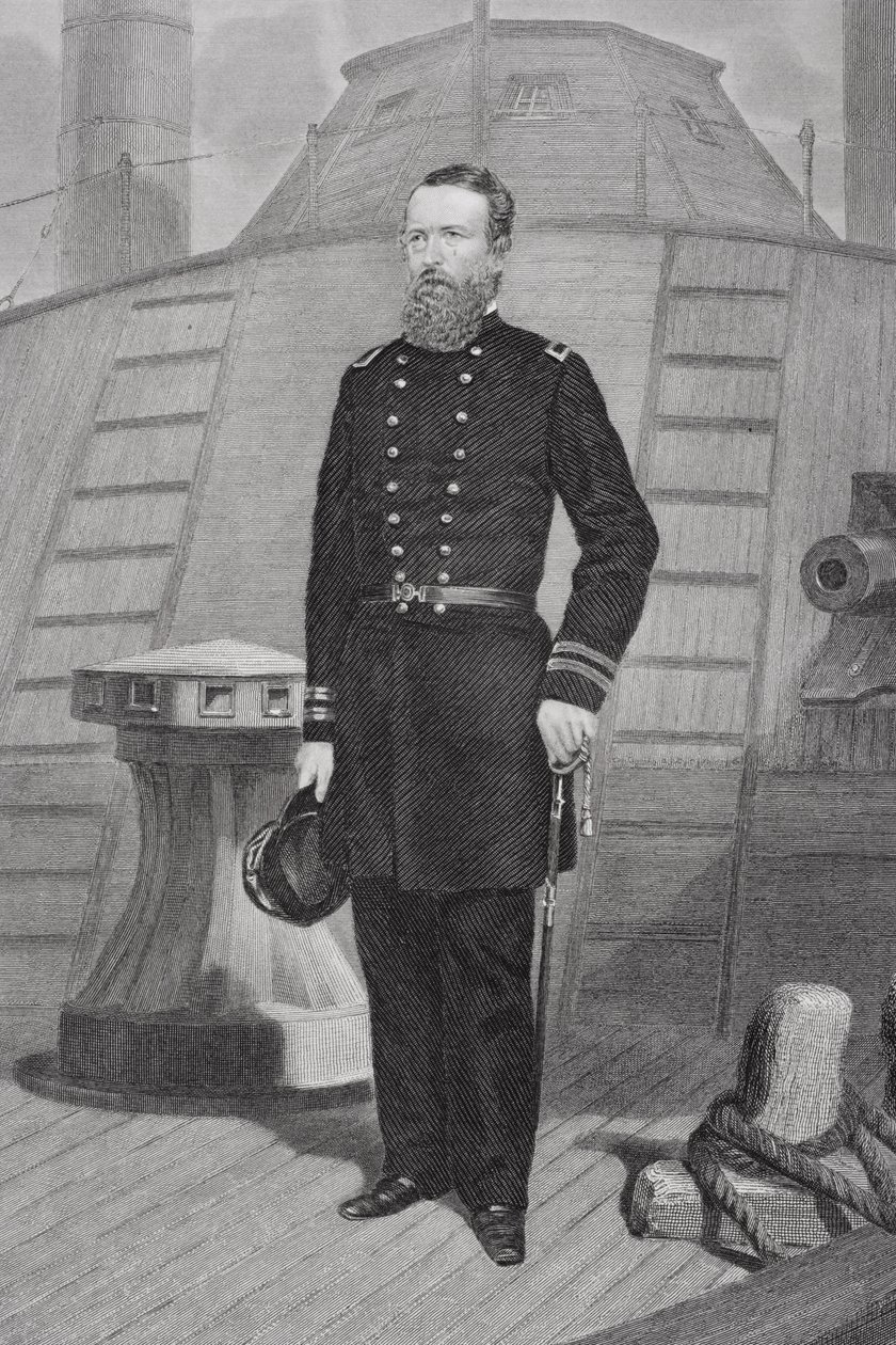 David Dixon Porter admirális (1813-91) portréja alkotó: Alonzo Chappel