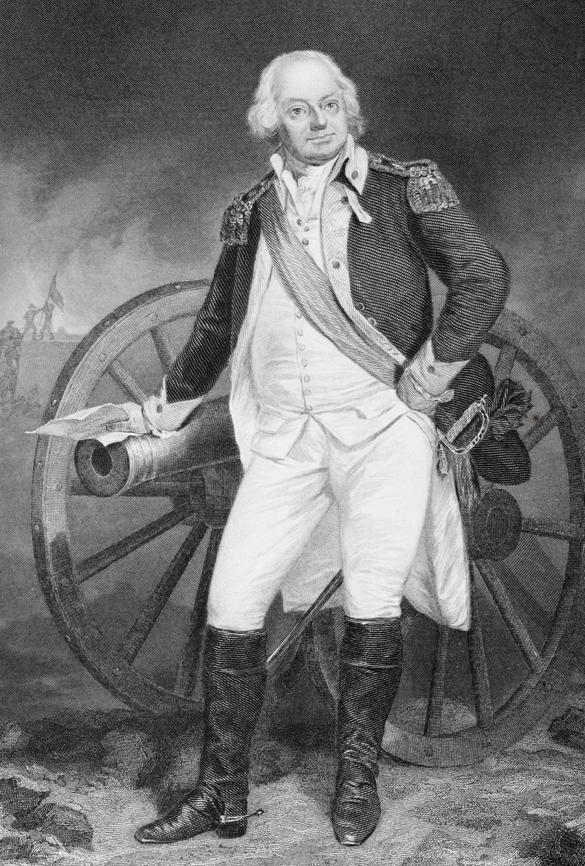 Benjamin Lincoln (1733-1810) portréja alkotó: Alonzo Chappel
