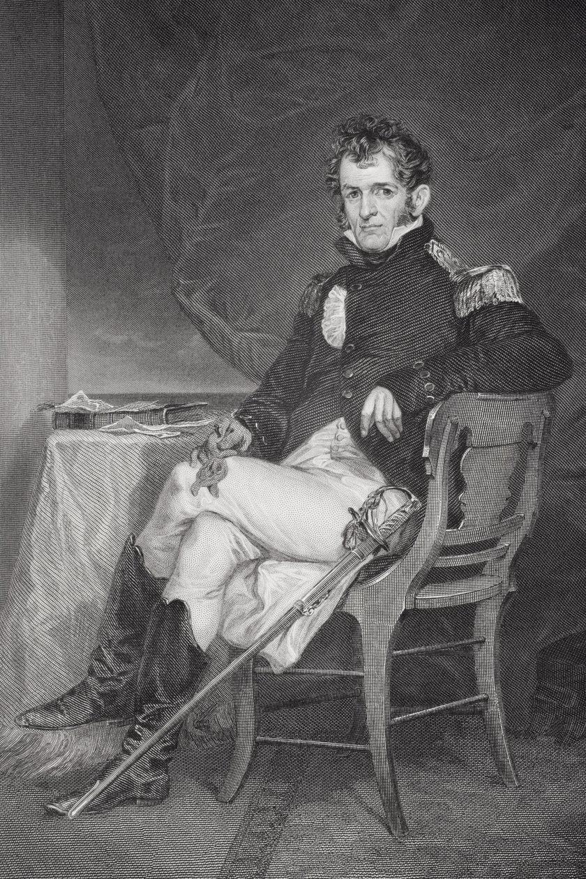 David Porter portréja (1780-1843) alkotó: Alonzo Chappel