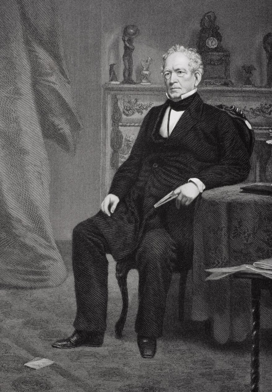 Edward Everett (1794-1865) portréja alkotó: Alonzo Chappel