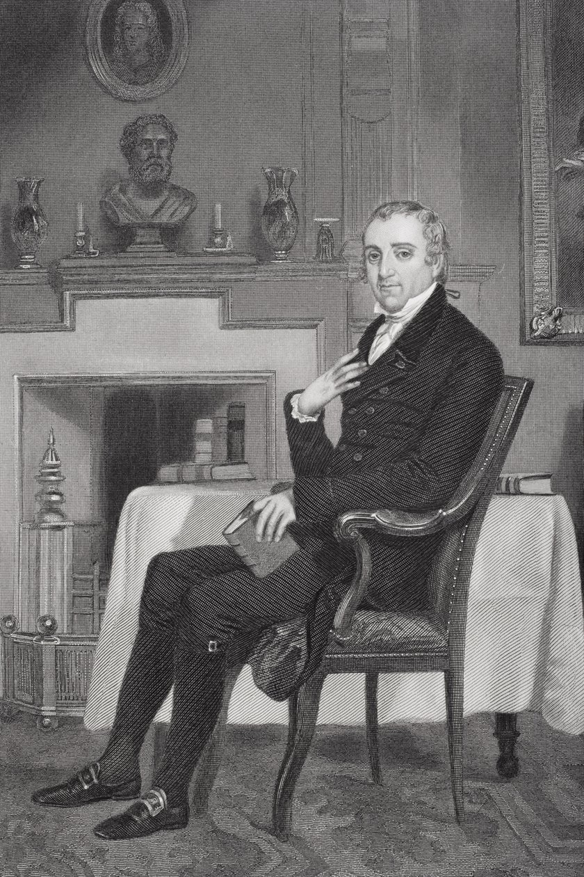 Fisher Ames portréja (1758-1808) alkotó: Alonzo Chappel