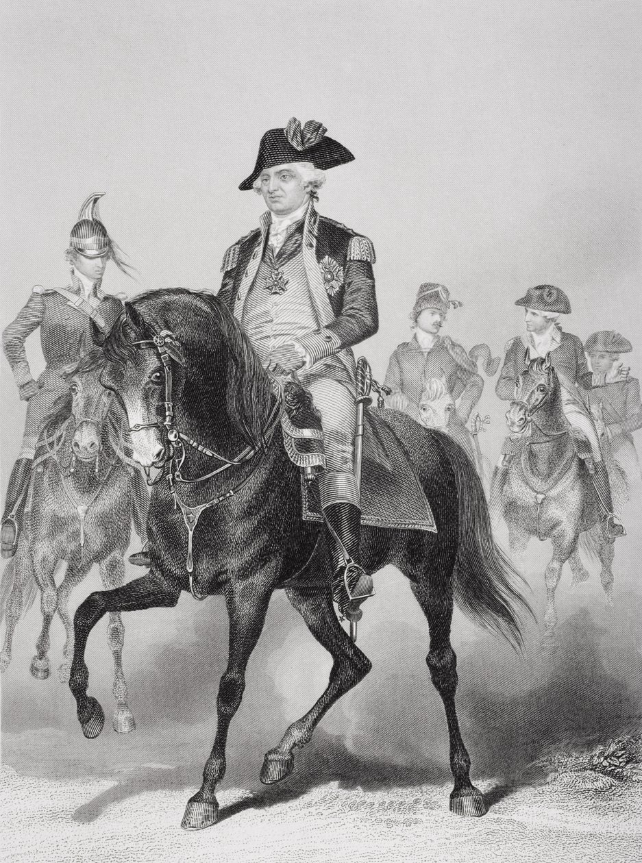 Frigyes Vilmos (1730-94) báró von Steuben portréja alkotó: Alonzo Chappel