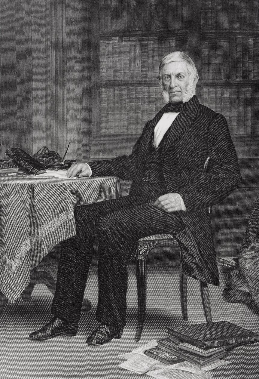 George Bancroft (1800-91) portréja alkotó: Alonzo Chappel