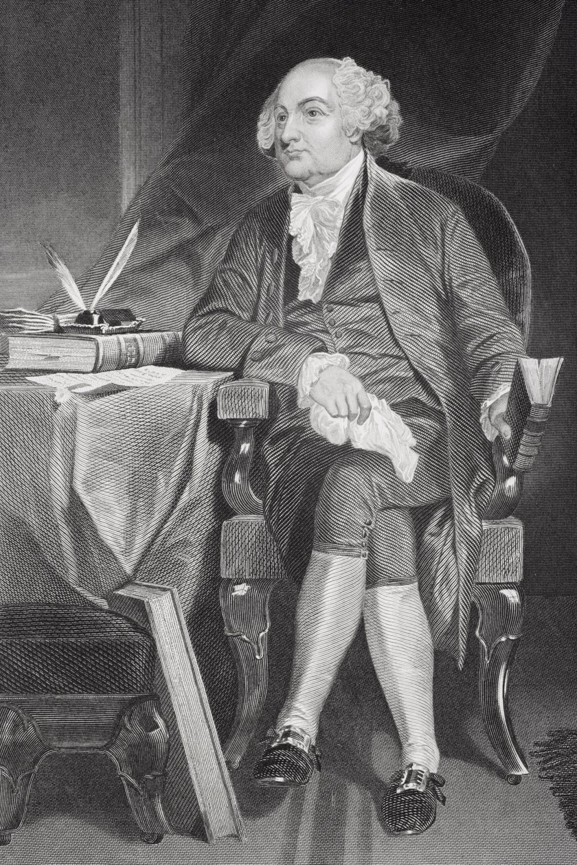 John Adams (1735-1826) portréja alkotó: Alonzo Chappel