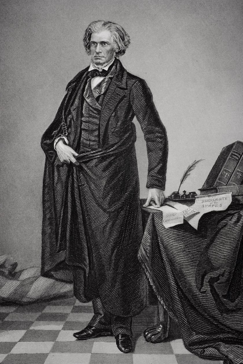 John Caldwell Calhoun (1782-1850) portréja alkotó: Alonzo Chappel