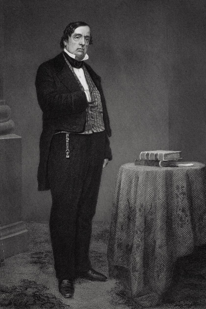 Lewis Cass portréja (1782-1866) alkotó: Alonzo Chappel