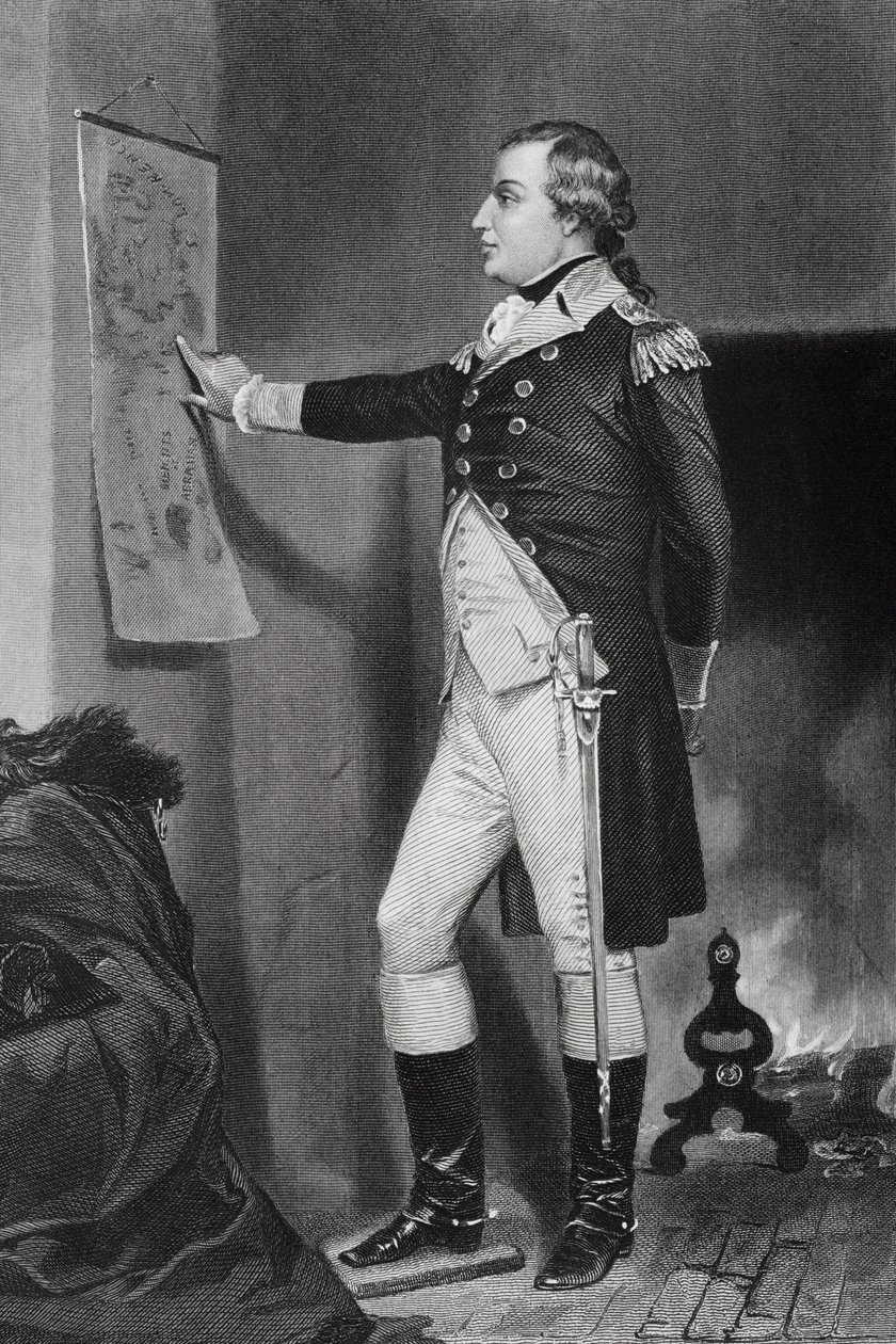 Richard Montgomery (1736-75) portréja alkotó: Alonzo Chappel