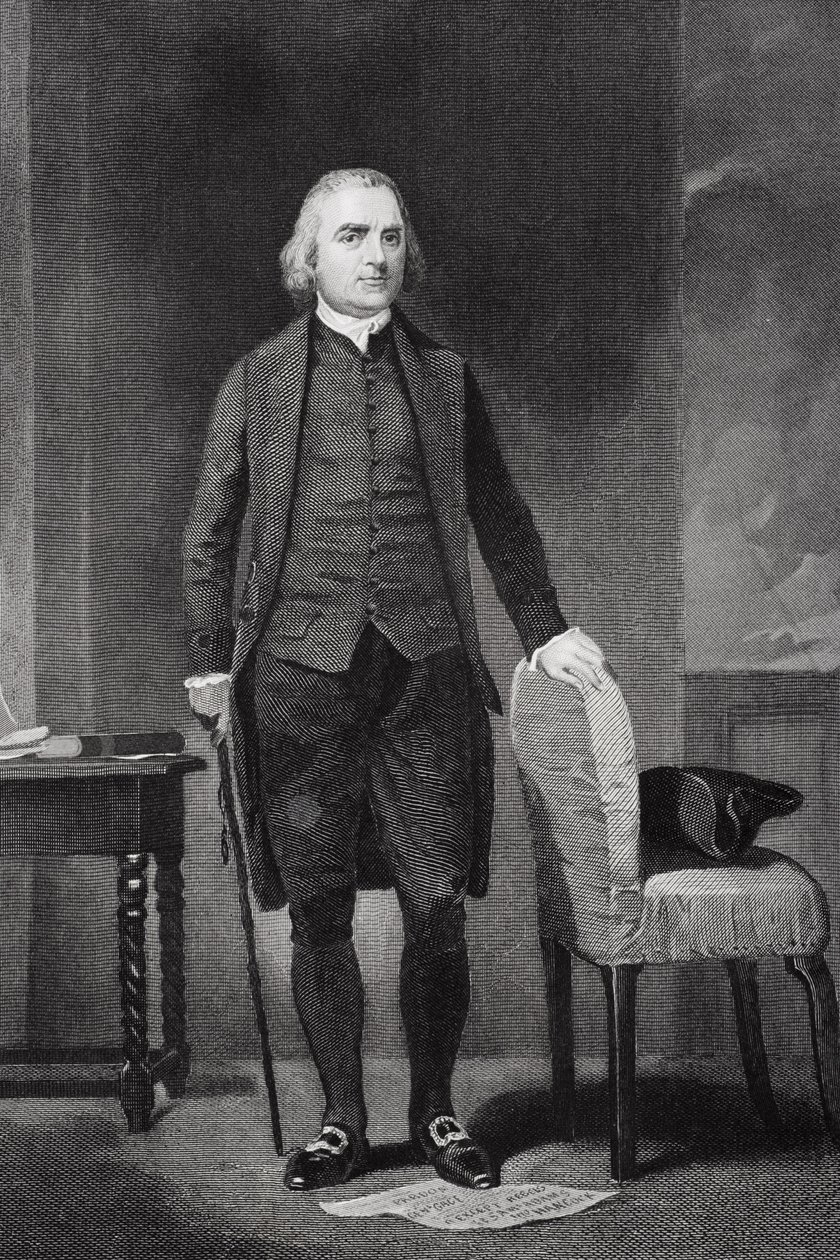 Samuel Adams (1722-1803) portréja alkotó: Alonzo Chappel