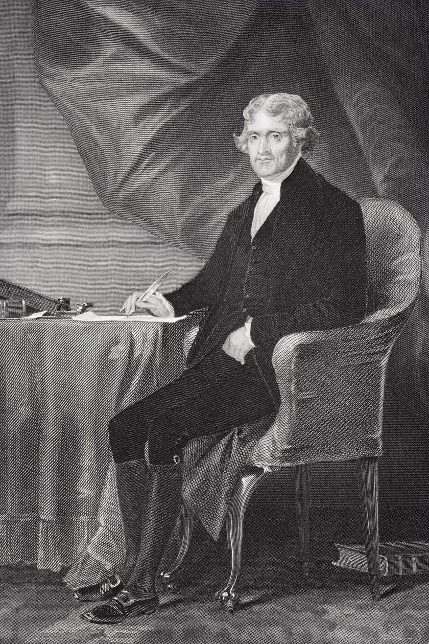 Thomas Jefferson (1743-1826) portréja (a részletekért lásd: 254738) alkotó: Alonzo Chappel