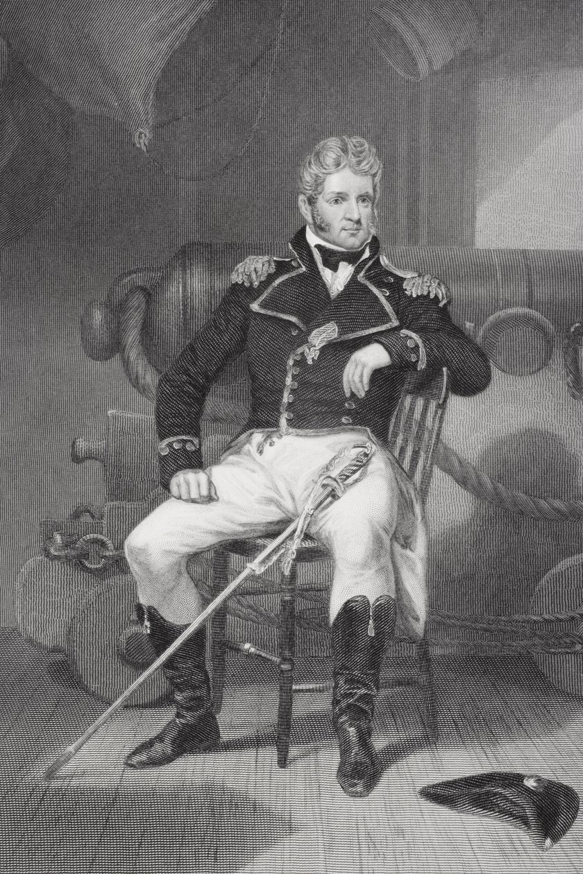 Thomas Macdonough (1783-1825) portréja alkotó: Alonzo Chappel
