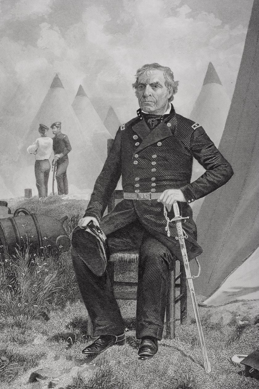 Zachary Taylor portréja alkotó: Alonzo Chappel