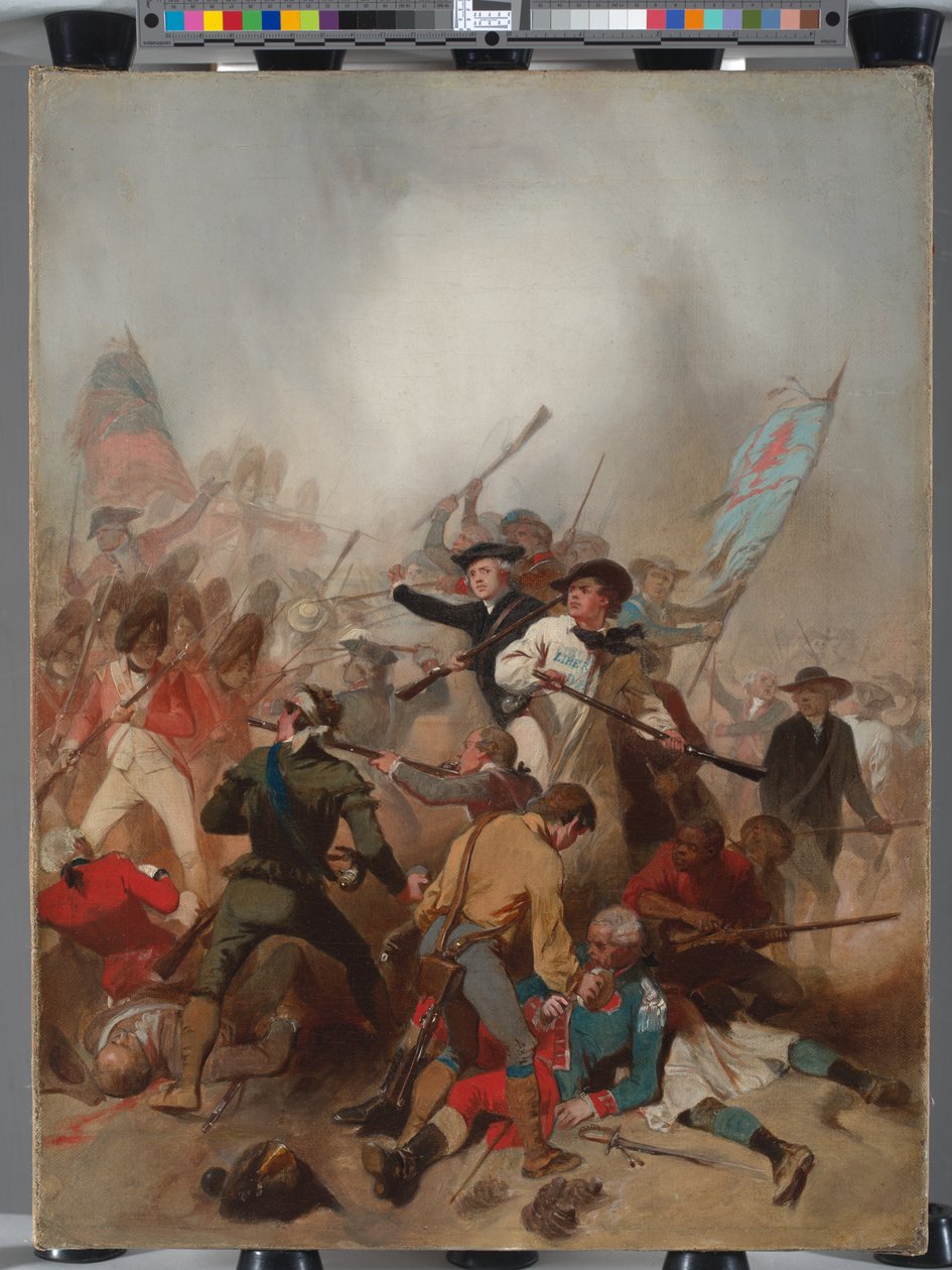 Bunker Hill-i csata, 1775. június 17., 1859 alkotó: Alonzo Chappel