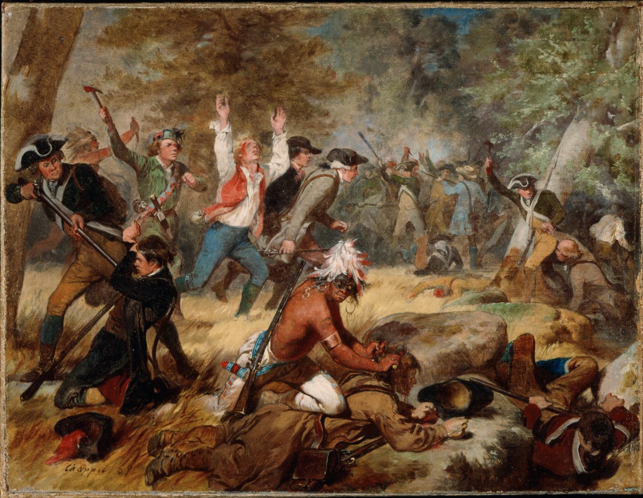 Wyoming-i mészárlás (Pennsylvania), 1778. július 3-tól július 4-ig, 1859 alkotó: Alonzo Chappel