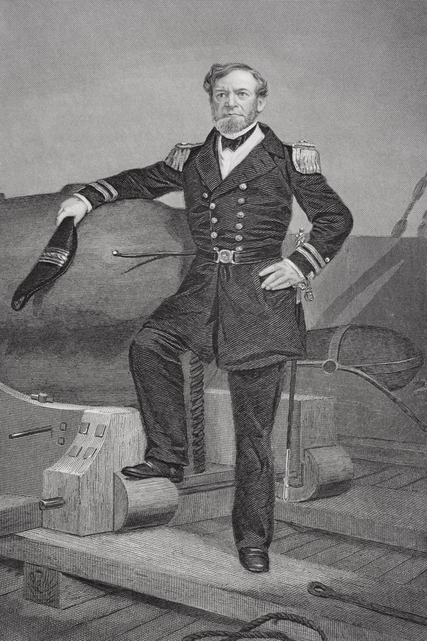 Andrew Hull Foote admirális portréja (1806-63) alkotó: Alonzo Chappel