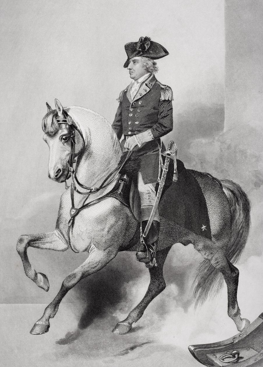 Horatio Gates (1728-1806) portréja (litho) alkotó: Alonzo Chappel