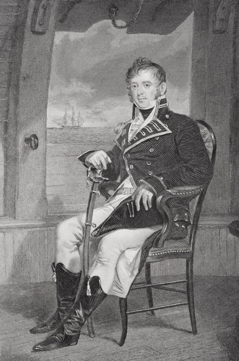 James Lawrence (1781-1813) portréja (litho) alkotó: Alonzo Chappel