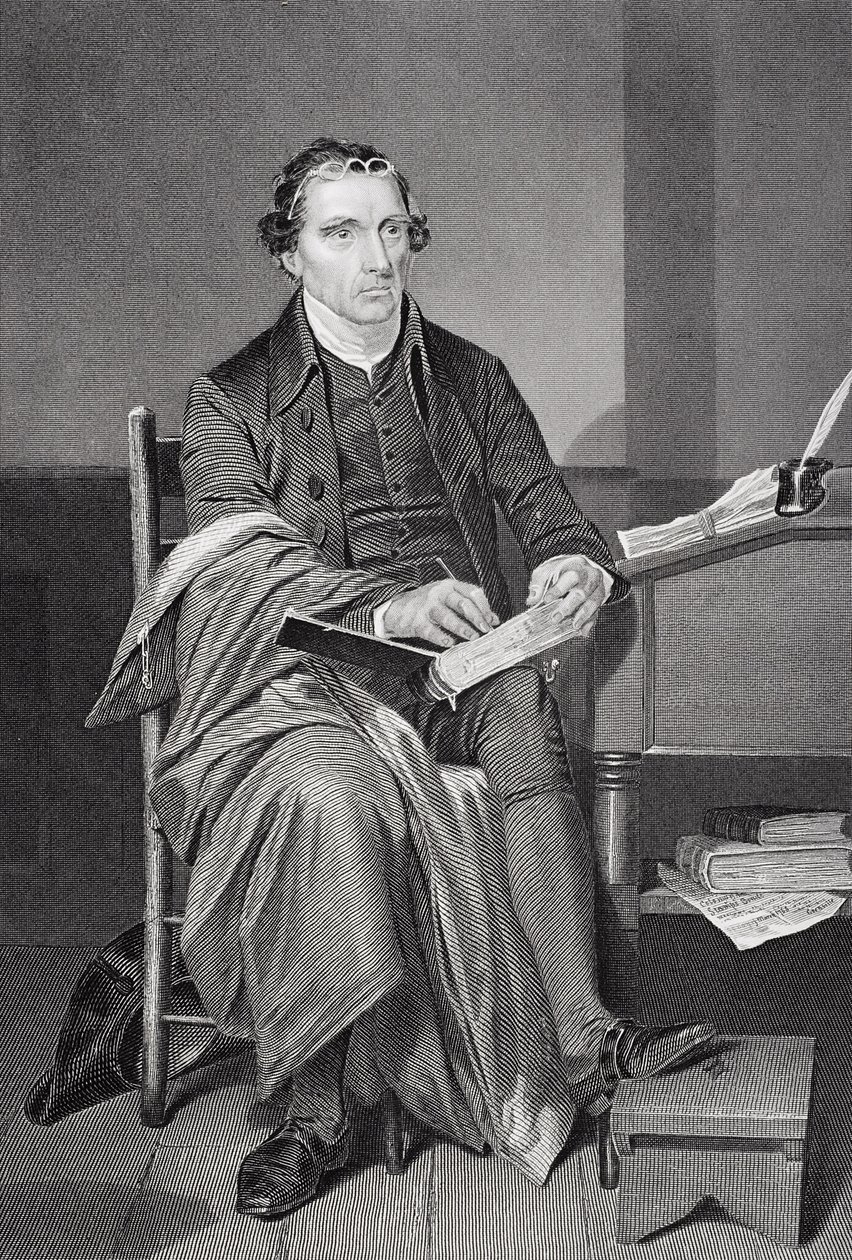 Patrick Henry (1736-99) portréja alkotó: Alonzo Chappel
