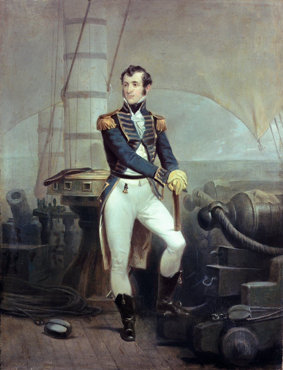 Decatur István portréja, 1863 alkotó: Alonzo Chappel