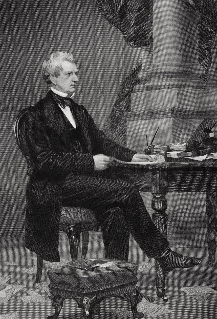 William Henry Seward (1801-72) portréja alkotó: Alonzo Chappel