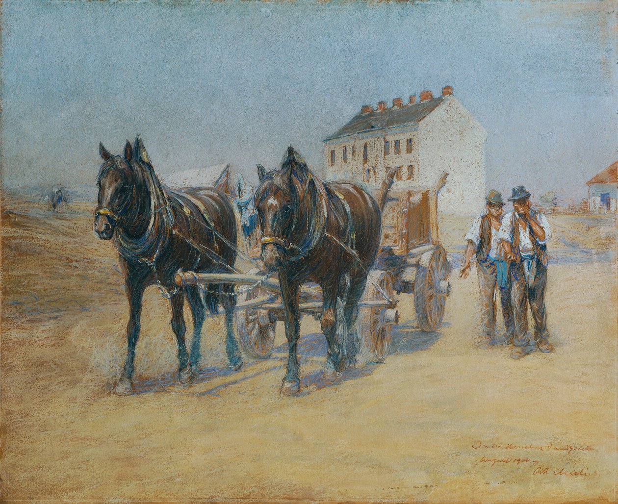 A Hernalser Sandgstätte-ben alkotó: Alphons Leopold Mielich