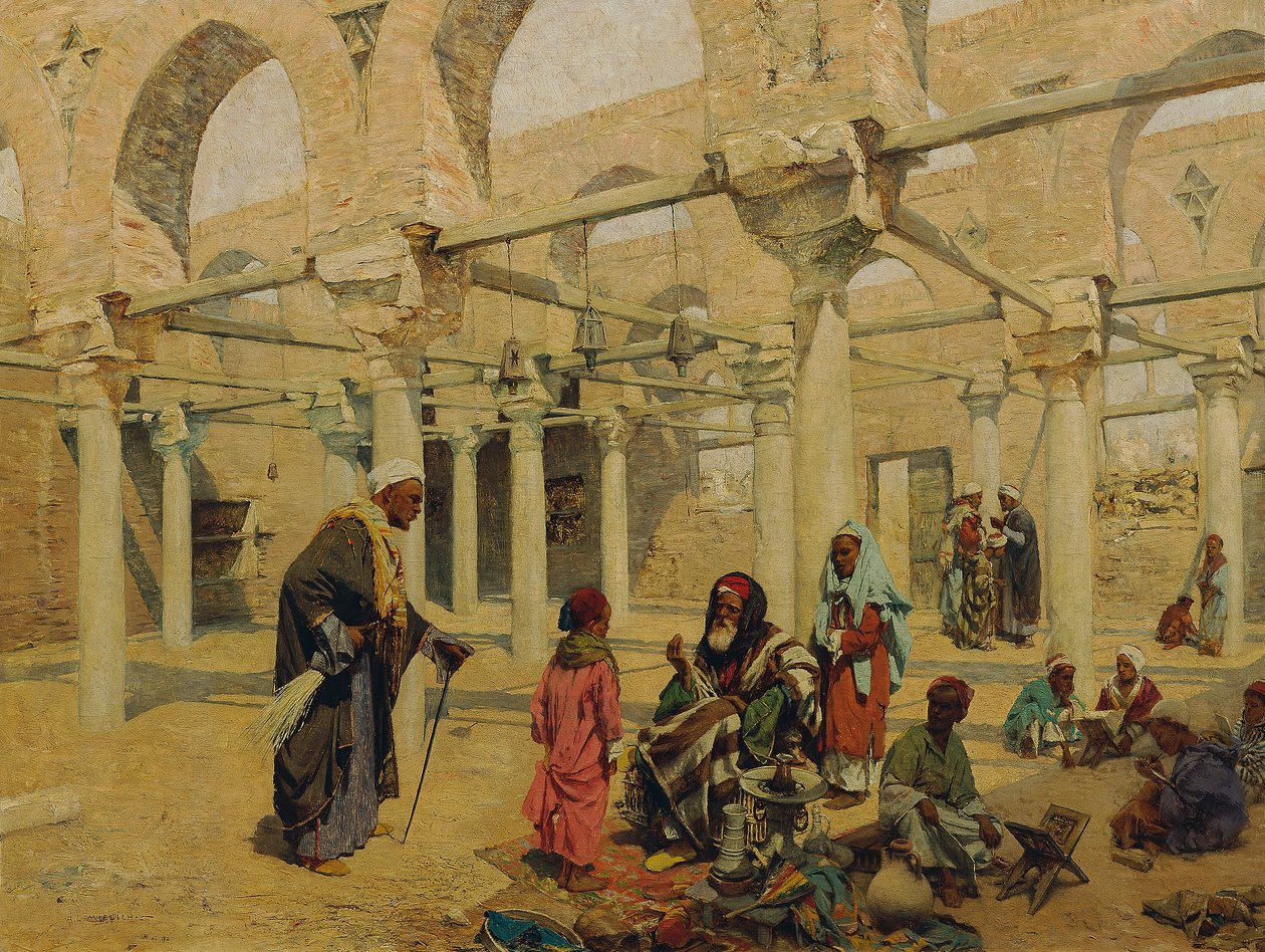 Iskola Benassaban alkotó: Alphons Leopold Mielich